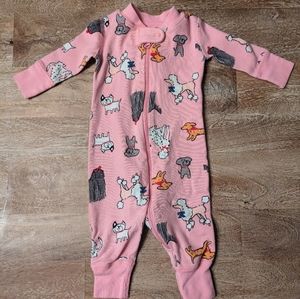 Hanna Andersson pink pajamas 0-3 months